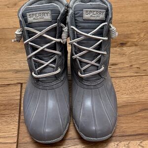 Sperry Charcoal Waterproof Boots
